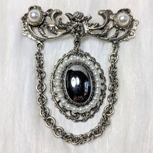 Jewelry - Pearl Drop Pendant Lapel Pin Jewelry - Pearl Drop Pendant Lapel Pin